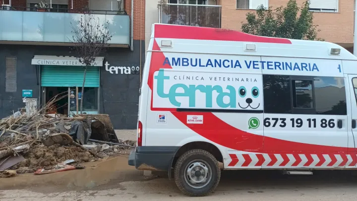 Ambulancia medicalizada En la zona cero